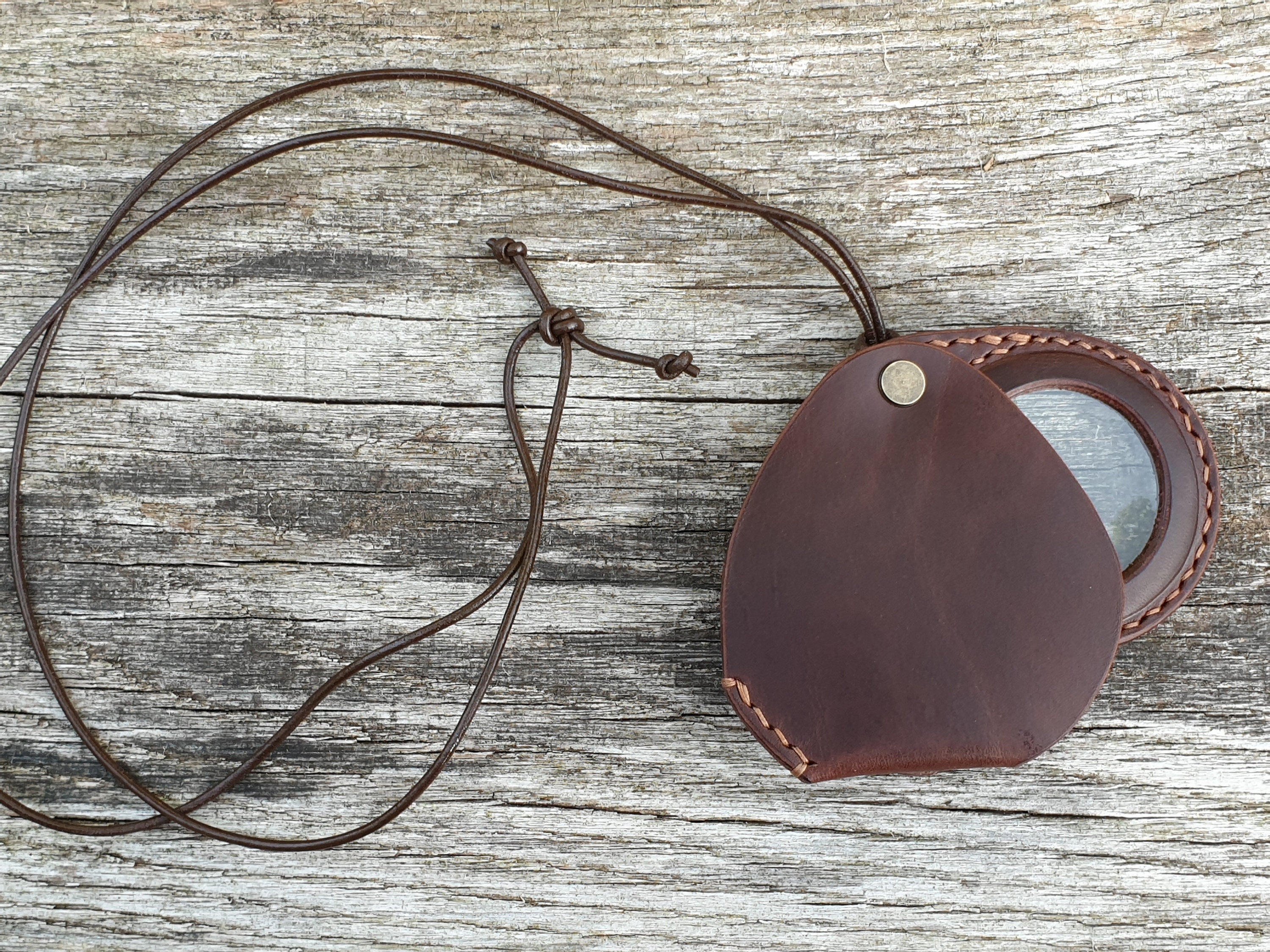 Leather Magnifying Glass for Prepping & Survival