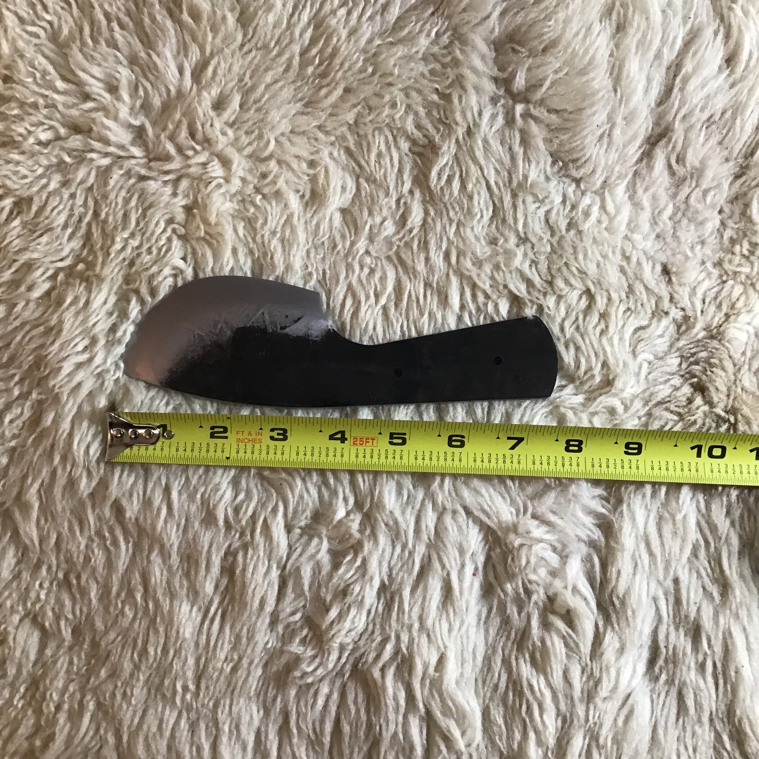 Jeff White Flathead Buffalo Dresser Blank Knife