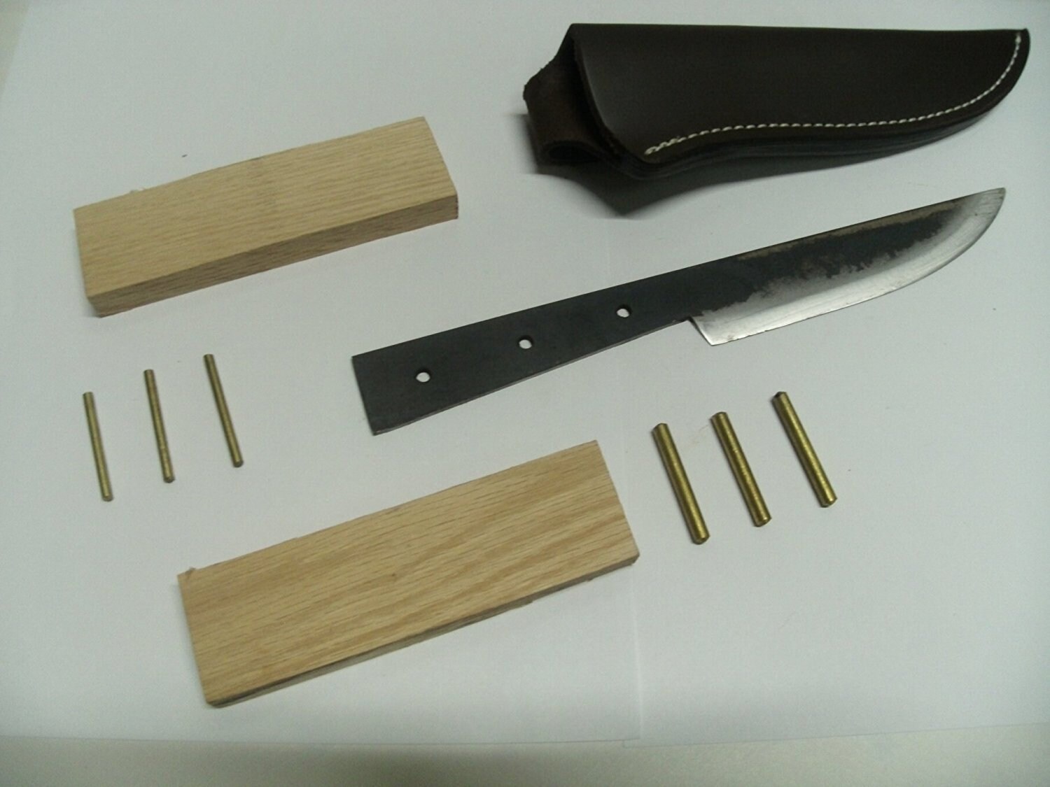 Jeff White English Trade Knife with Handle Kit