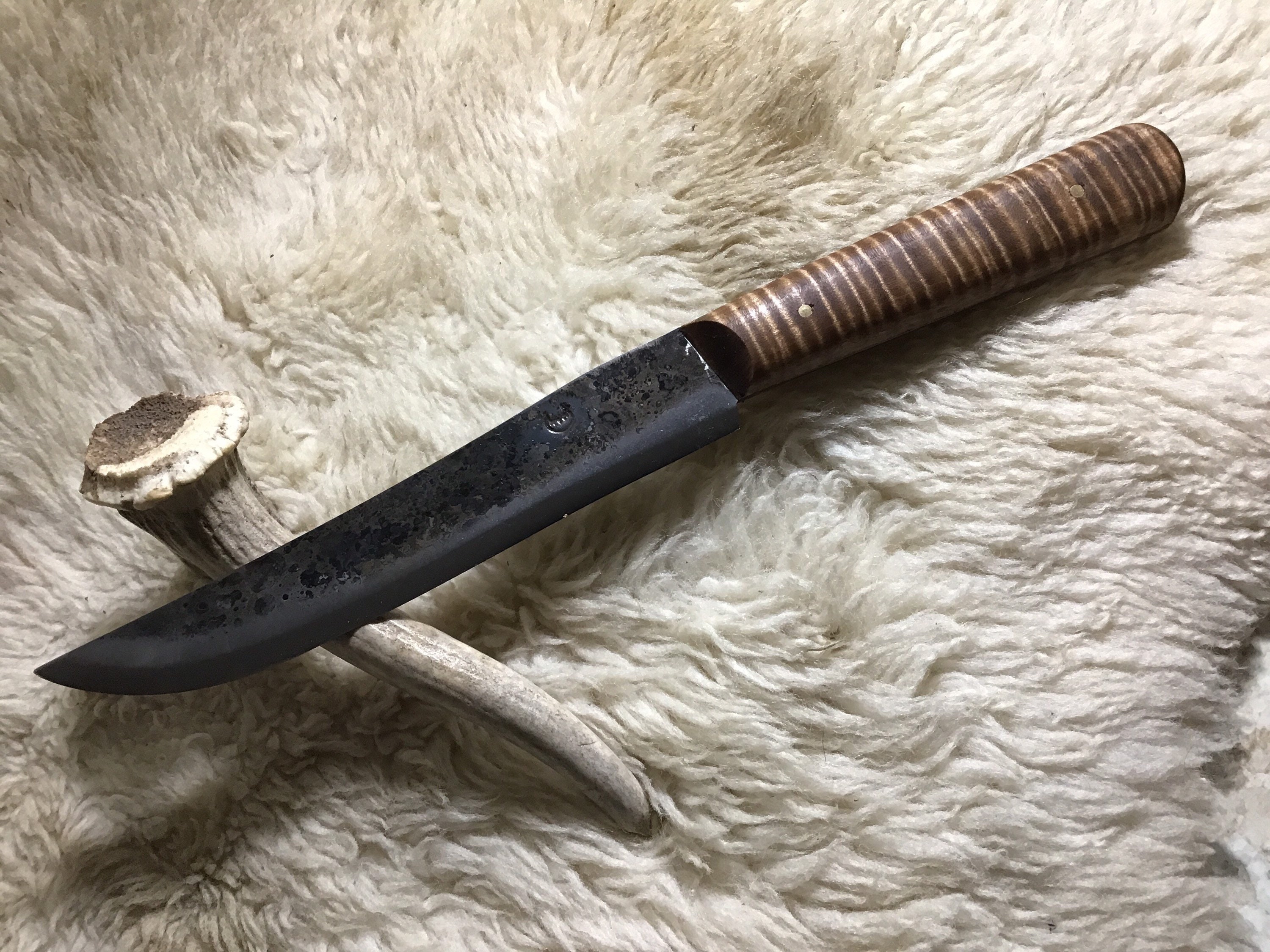 Dragon Slayer knife with leather sheath - Jeff White