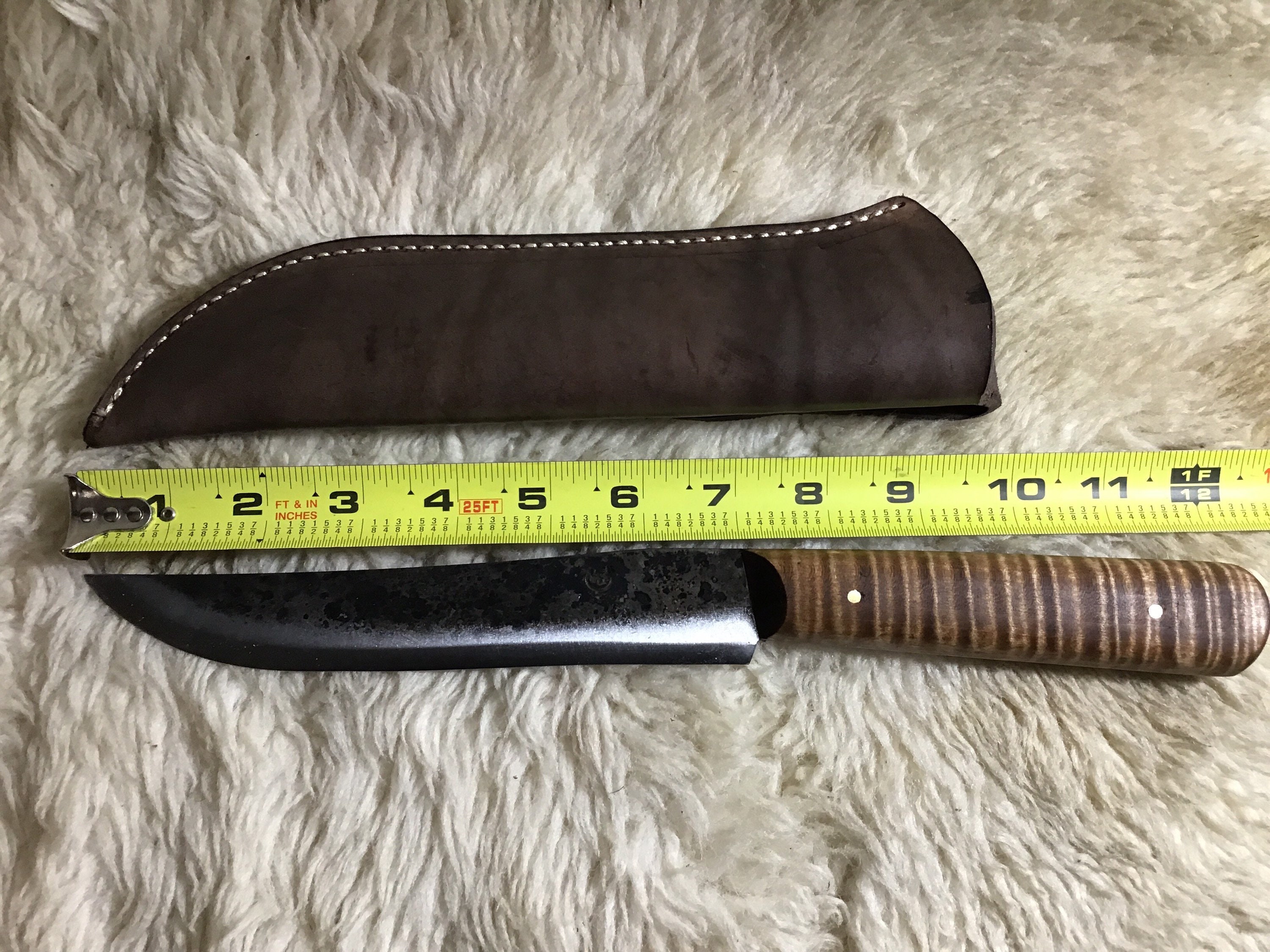Dragon Slayer knife with leather sheath - Jeff White