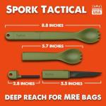 Tapirus Tactical Spork: 3-in-1 Outdoor Utensil