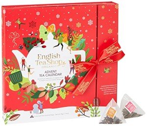 English Tea Shop Red Advent Calendar with 25 Teas
