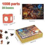 2024 Jigsaw Advent Calendar: 1008 Christmas Puzzles