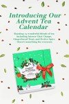 Book-Style Green Tea Advent Calendar with 25 Bags