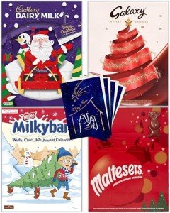 2024 Chocolate Advent Calendar Bundle - 4 Pack