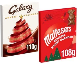 Festive Milk Chocolate Advent Calendar Gift Set
