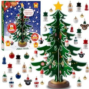 2024 Christmas Countdown Advent Calendar with Ornaments