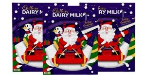 Triple Cadbury Dairy Milk Chocolate Advent Calendar