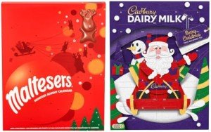 Milk Chocolate Advent Calendars Pack of 2