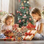 Wooden Christmas Advent Calendar with Chocolate Treats