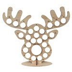 Wooden Christmas Advent Calendar with Chocolate Treats