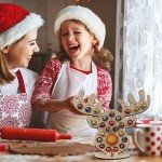 Wooden Christmas Advent Calendar with Chocolate Treats
