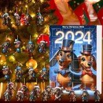 2024 Funny Dog Holiday Advent Calendar Set