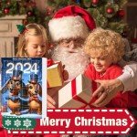 2024 Funny Dog Holiday Advent Calendar Set