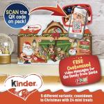 Kinder Chocolate Christmas Advent Calendar House 2024