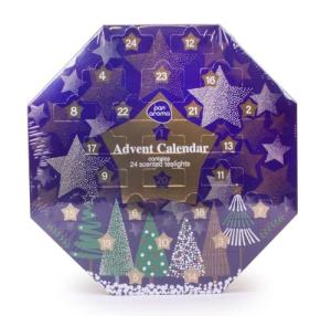 Festive Scented Tea Lights Advent Calendar Set