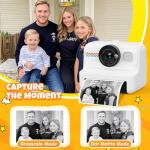 HiMont Kids Camera Instant Print, 1080P Instant Print Camera for Kids with 32GB Card & 3 Rolls Paper, Selfie Digital Camara, Funny Toys Gifts for Boys & Girls Age 3-12 (Black)