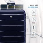Flight Knight Lightweight 4 Wheel ABS Hard Case Extra Large Suitcase Approved for Over 100 Airlines Including easyJet, British Airways, Ryanair, Jet2, Emirates & Many More - Check-in Large Size 29"