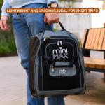 Aerolite MiniMAX 30L EasyJet 45x36x20 Maximum Size Cabin Hand Luggage Under Seat Trolley Backpack Carry On Cabin Hand Luggage Bag with 2 Year Warranty Black