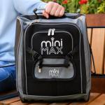 Aerolite MiniMAX 30L EasyJet 45x36x20 Maximum Size Cabin Hand Luggage Under Seat Trolley Backpack Carry On Cabin Hand Luggage Bag with 2 Year Warranty Black