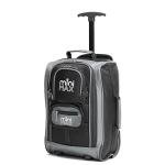Aerolite MiniMAX 18L Ryanair 40x20x25 Maximum Size Cabin Hand Luggage Under Seat Trolley Backpack Carry On Cabin Hand Luggage Bag with 2 Year Warranty (Black)