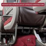 Aerolite Easyjet 45x36x20 Maximum Size Carry On Holdall Travel Duffel Bag Cabin Luggage Lightweight Under Seat Flight Bag with 5 Year Warranty, (Wine)