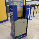 Cabin Max Anode 55x40x20 Cabin Suitcase, Built in Lock, Lightweight Carry On, 8 Wheels, Wet Pocket, Suitable for Ryanair, Easyjet, Paid Hand Luggage Carry-Ons (55 x 40 x 20 cm 40l)