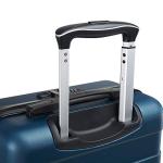 Cabin Max Anode 55x40x20 Cabin Suitcase, Built in Lock, Lightweight Carry On, 8 Wheels, Wet Pocket, Suitable for Ryanair, Easyjet, Paid Hand Luggage Carry-Ons (55 x 40 x 20 cm 40l)