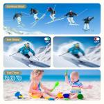 Digital Camera - 68MP Autofocus with 2.8" LCD Screen 16X Digital Zoom Anti-Shake Photography Vlogging Compact Photo Camera with 32gb SD Card for Kids Students Beginners Teens (White+Silver)