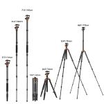 K&F Concept 68 inch /175cm Camera Tripods,Compact Travel Tripod with Monopod,10kg/22lbs Load Capacity 360° Panorama Ball Head Compatible with DSLR Cameras O255A4+BH-28L