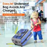 Aerolite MiniMAX 30L EasyJet 45x36x20 Maximum Size Cabin Hand Luggage Under Seat Trolley Backpack Carry On Cabin Hand Luggage Bag with 2 Year Warranty Set of 2