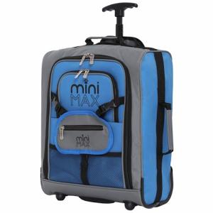Aerolite 40x30x20 Carry On Luggage, 2-Wheel Trolley & Backpack for Ryanair & Wizz Air Under Seat Allowance
