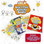 Abeec Activity Books for Children - 4 A4 Books Containing: Word Search, Dot to Dot and Colouring Books for Children. Kids Travel Activity Packs for Kids