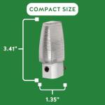 MaxLite Plug in Night Light Dusk to Dawn, White
