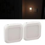 Hyuduo LED Night Light Auto Warm Lighting Plug in Sensor LED Night Light 110-220V (US Plug)