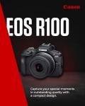 Canon EOS R100 + RF-S 18-45mm F4.5-6.3 IS STM Lens - Compact Mirrorless Digital Camera - 24.1 MP, 4K Video - 6.5fps Continuous Shooting - Face & Eye Detection, Bluetooth, Wi-Fi - Camera Bag+64GB Card