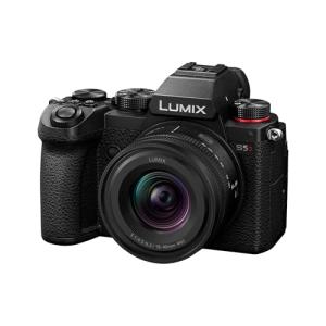 Panasonic Lumix S5D, Full Frame Mirrorless Camera Body, with S-R1840E 18-40mm S lens, 24.2MP, 4K 60P Recording, Live View Finder, Free Angle Monitor, Wi-Fi, Bluetooth, Black