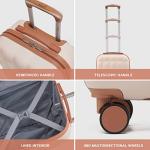 Flight Knight Bubble Suitcase - Ryanair easyJet Jet2 Approved - 8 Wheel Carry Cabin Hardcase 45x36x20cm