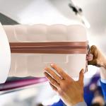 Flight Knight Bubble Suitcase - Ryanair easyJet Jet2 Approved - 8 Wheel Carry Cabin Hardcase 45x36x20cm