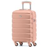Flight Knight Cabin Suitcase 55x35x20, Lightweight Carry On Bag for Over 100 Airlines- Ryanair, EasyJet, British Airways, Virgin Atlantic - Small Durable Hand Luggage, ABS Hard Shell- TSA Lock