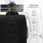 Flight Knight Carry On Cabin Suitcase easyJet Underseat Approved 2 Wheels Lightweight Bag Ideal for Airline Travel 45x36x20cm