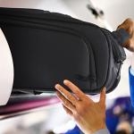 Flight Knight 45x36x20cm easyJet Underseat Carry On Non Priority Approved Hand Luggage Case - 2 Wheels - Ultra Lightweight Durable Soft Case Textile Cabin Suitcase