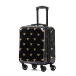 Flight Knight Carry On Suitcase - 8 Wheel TSA Lock USB Port - Anti Crack Case Hard Luggage Approved for easyJet, Jet2, BA