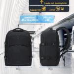 Flight Knight 45x36x20cm easyJet Free Carry On Backpack - Large 30 Liter Bag For Underseat Travelling USB Port Padded Comfortable Backpack - Carry On Luggage For easyJet, Ryanair, BA, Jet2 & More!