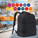 Flight Knight 45x36x20cm easyJet Free Carry On Backpack - Large 30 Liter Bag For Underseat Travelling USB Port Padded Comfortable Backpack - Carry On Luggage For easyJet, Ryanair, BA, Jet2 & More!