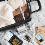 Flight Knight Premium Lightweight Suitcase - Built-in Side Lock - 8 Spinner Wheels - ABS Hard Shell Carry On Or Check in Luggage - Highly Durable - Approved for Over 100 Airlines