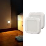 Hyuduo LED Night Light Auto Warm Lighting Plug in Sensor LED Night Light 110-220V (US Plug)