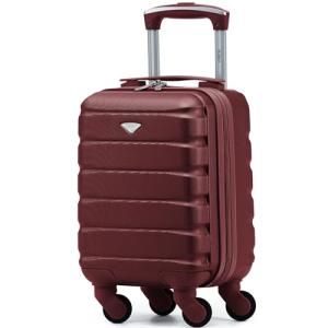 Flight Knight Lightweight 4 Wheel ABS Hard Case Suitcase Cabin Carry On Hand Luggage Approved for Over 100 Airlines Including British Airways, easyJet & Maximum Size for Ryanair 40x20x25cm