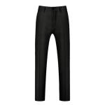 Allthemen Mens 2 Piece Suit Slim Fit Dinner Wedding Tuxedo Suits Classic Business Jacket Trousers Black M